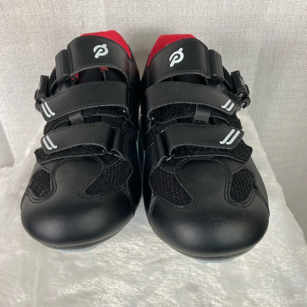 Peloton Exercise Bike Shoes
Size 40
7-Men
8.5-Women
Red & black, 3 strap - Picture 5 of 7